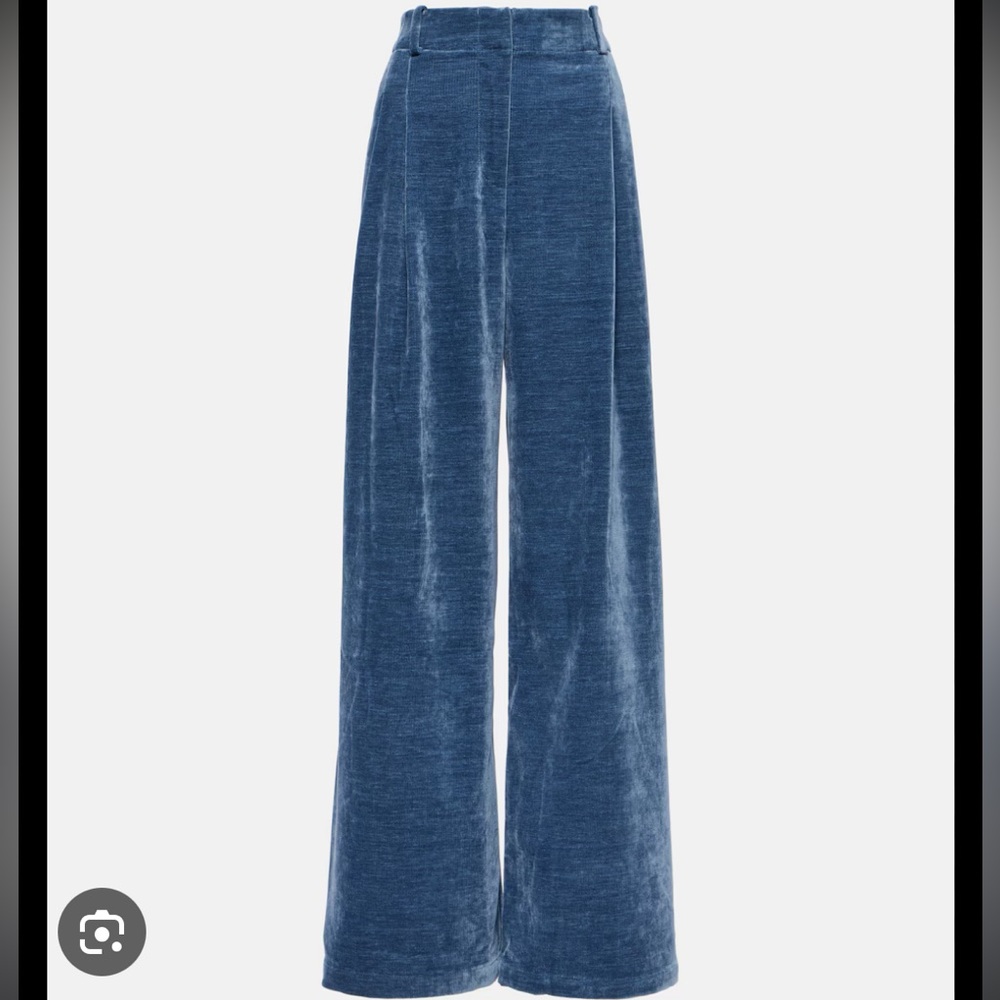 Proenza Schouler Blue Wide-Leg Trousers